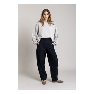 Smallable Woman - Bria Organic Cotton Sweatshirt | Pearl Gray