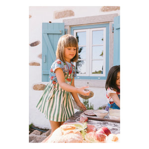 Favorite People - Striped Fragola Salopet Dress | Green
