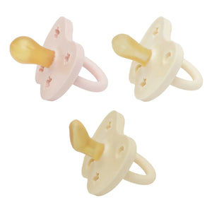 Hevea - 3-piece Pacifier Set Discovery Pack | Powder Pink
