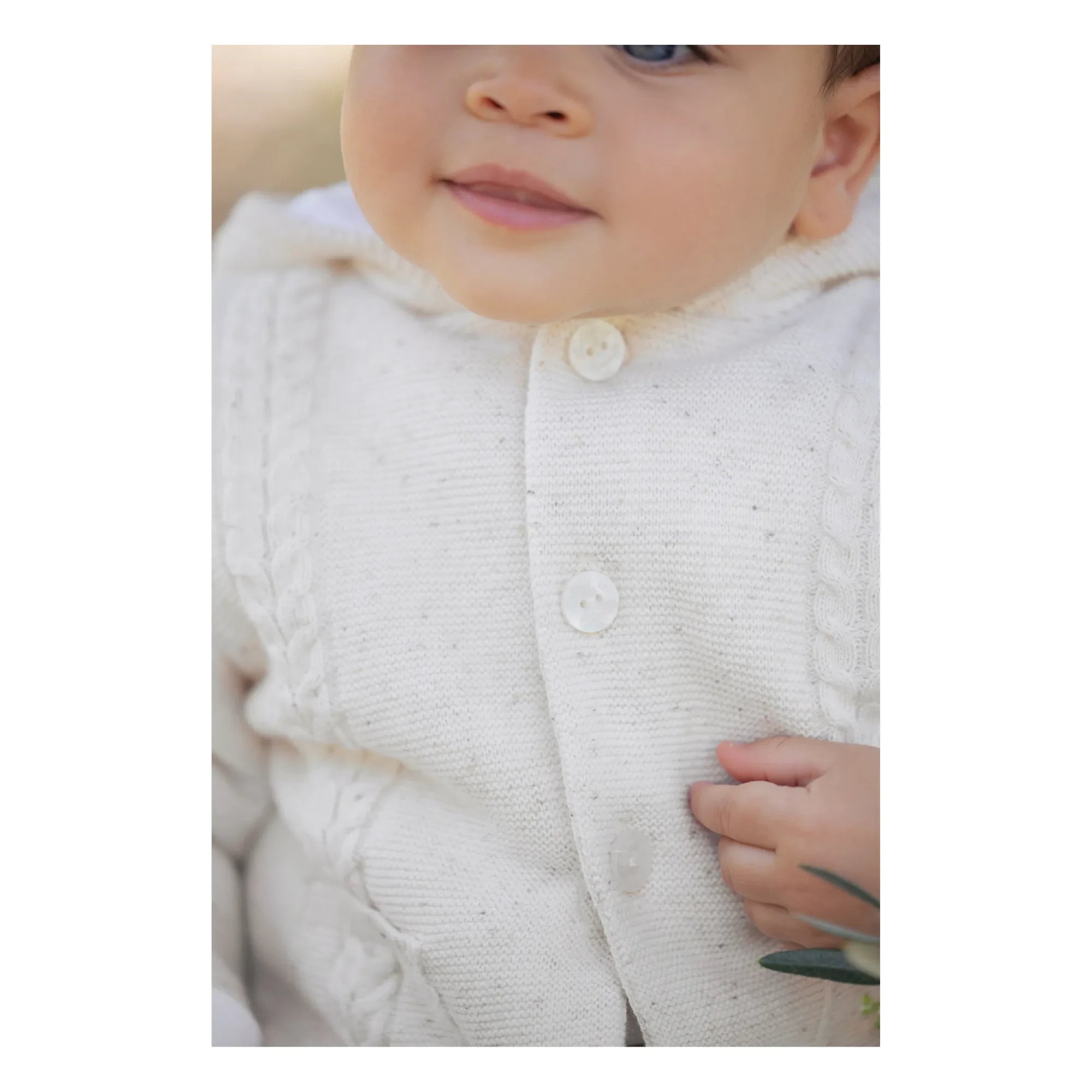 Tartine et Chocolat - Knit Coat | Ecru