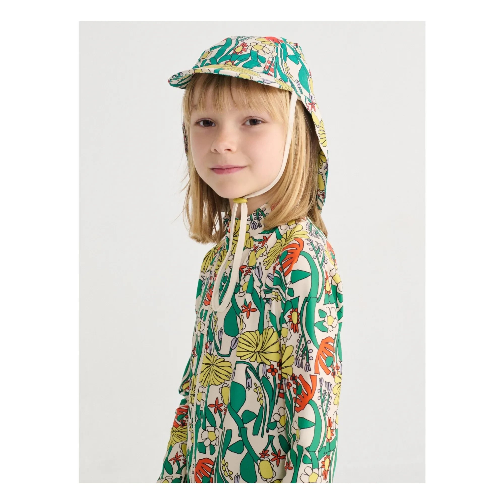 Bobo Choses - Floral Bath Cap | White