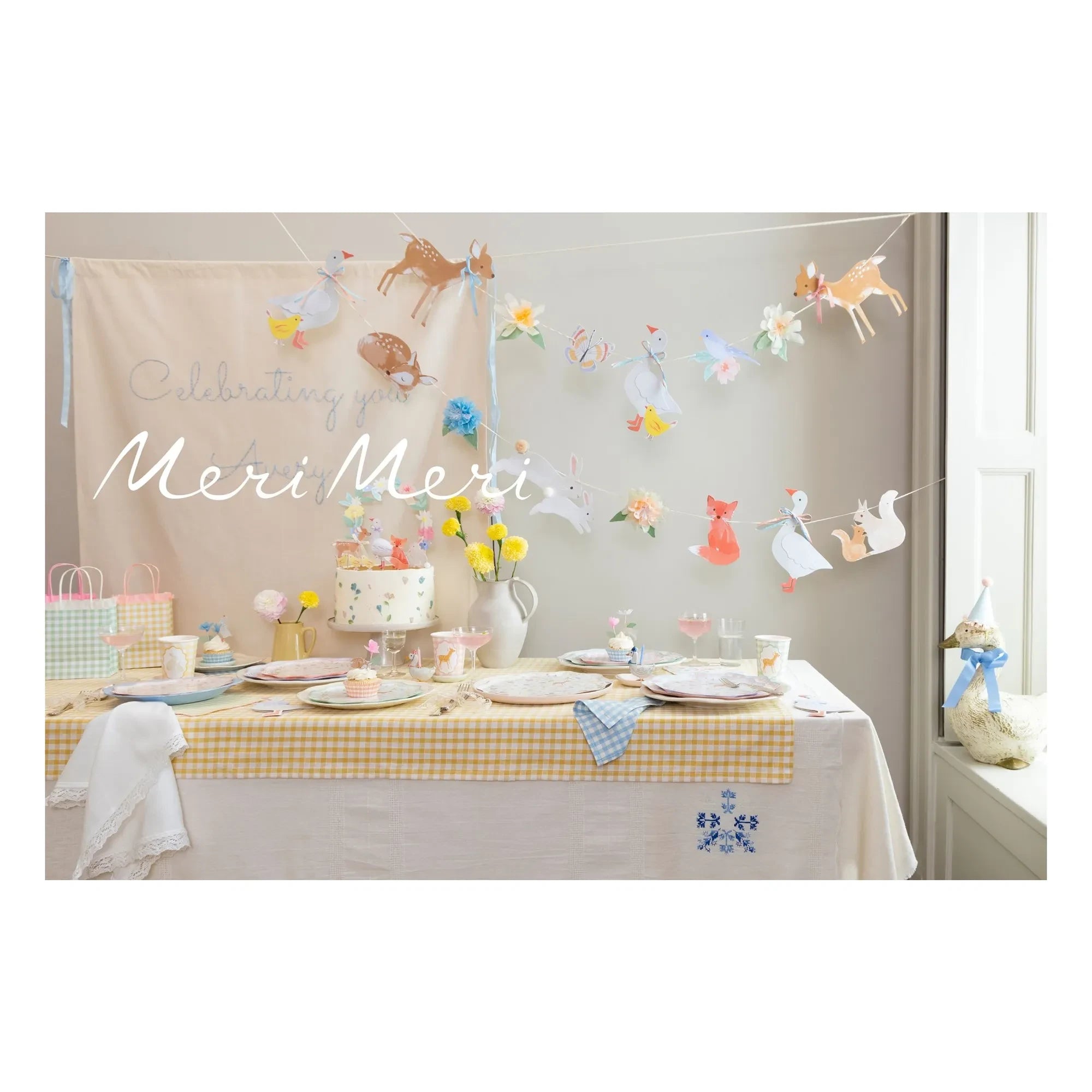 Meri Meri - Easter Plates - 8-Piece Set | Ivory
