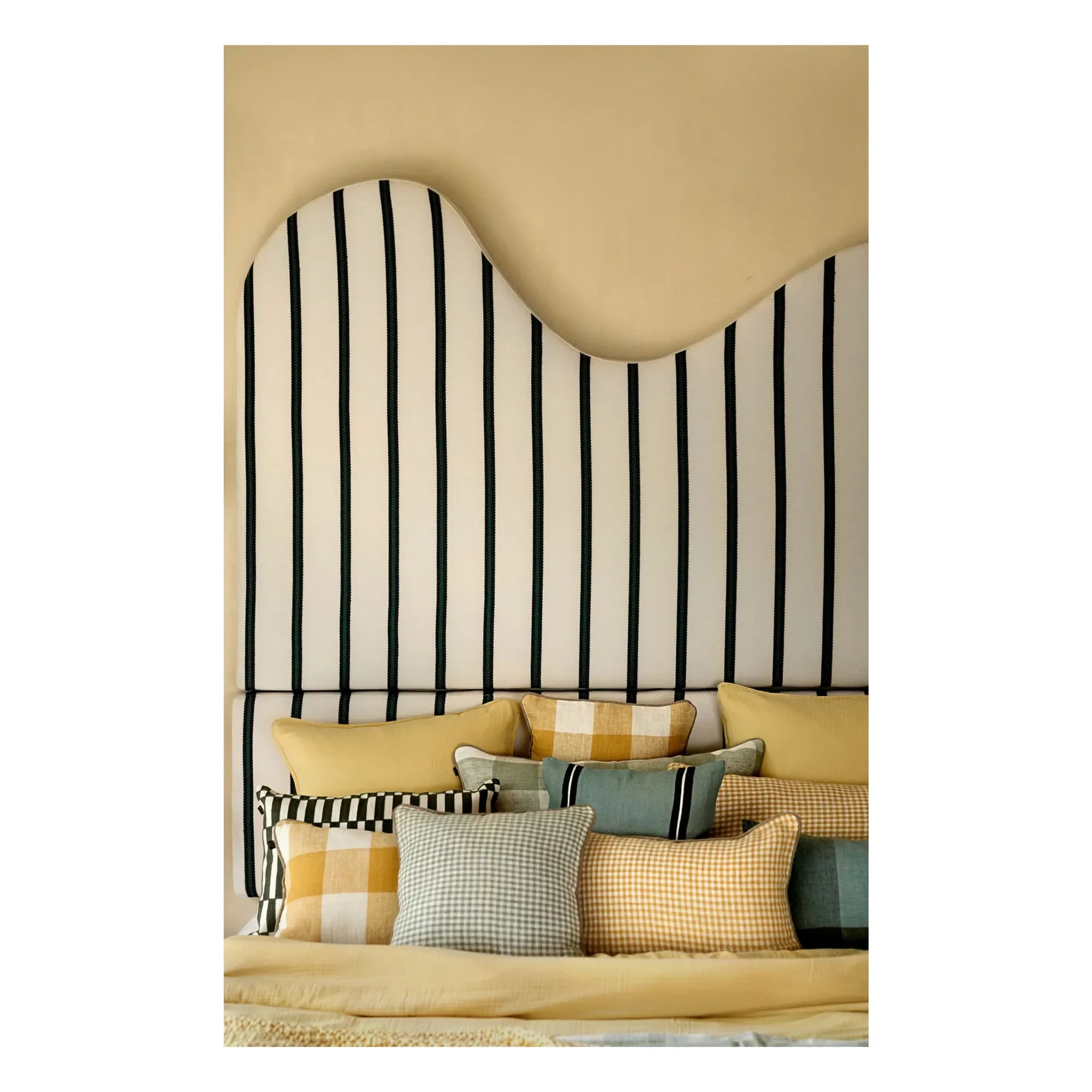 Haomy - Dili Cotton Velvet Pillowcase | Straw Yellow