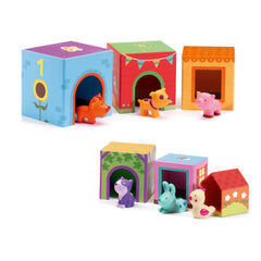 Djeco - Topanifarm stacking toys
