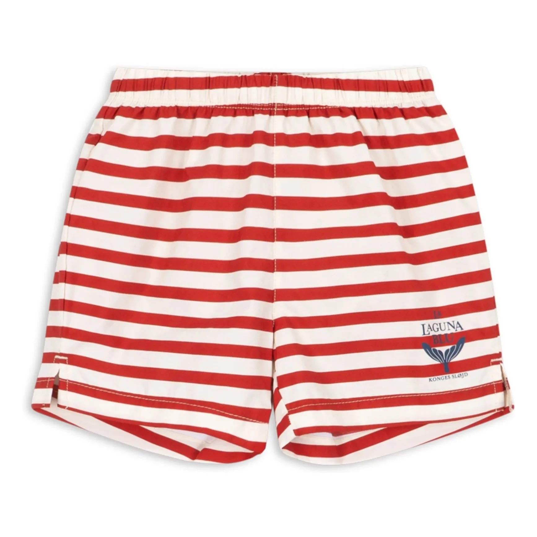 Konges Sløjd - Asnou Striped Recycled Fiber Swimsuit Shorts | Red