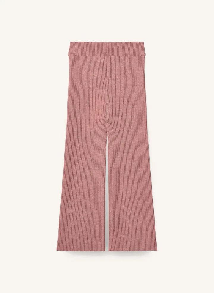 Copenhagen Colors - Salaş Kesim Merinos Yün Pantolon | Toz Pembe