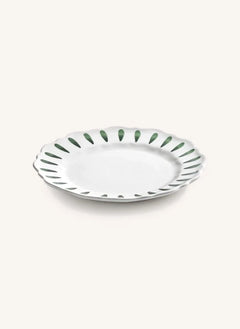 Serax - Charly Striped Dessert Plates - Set of 2 | Green