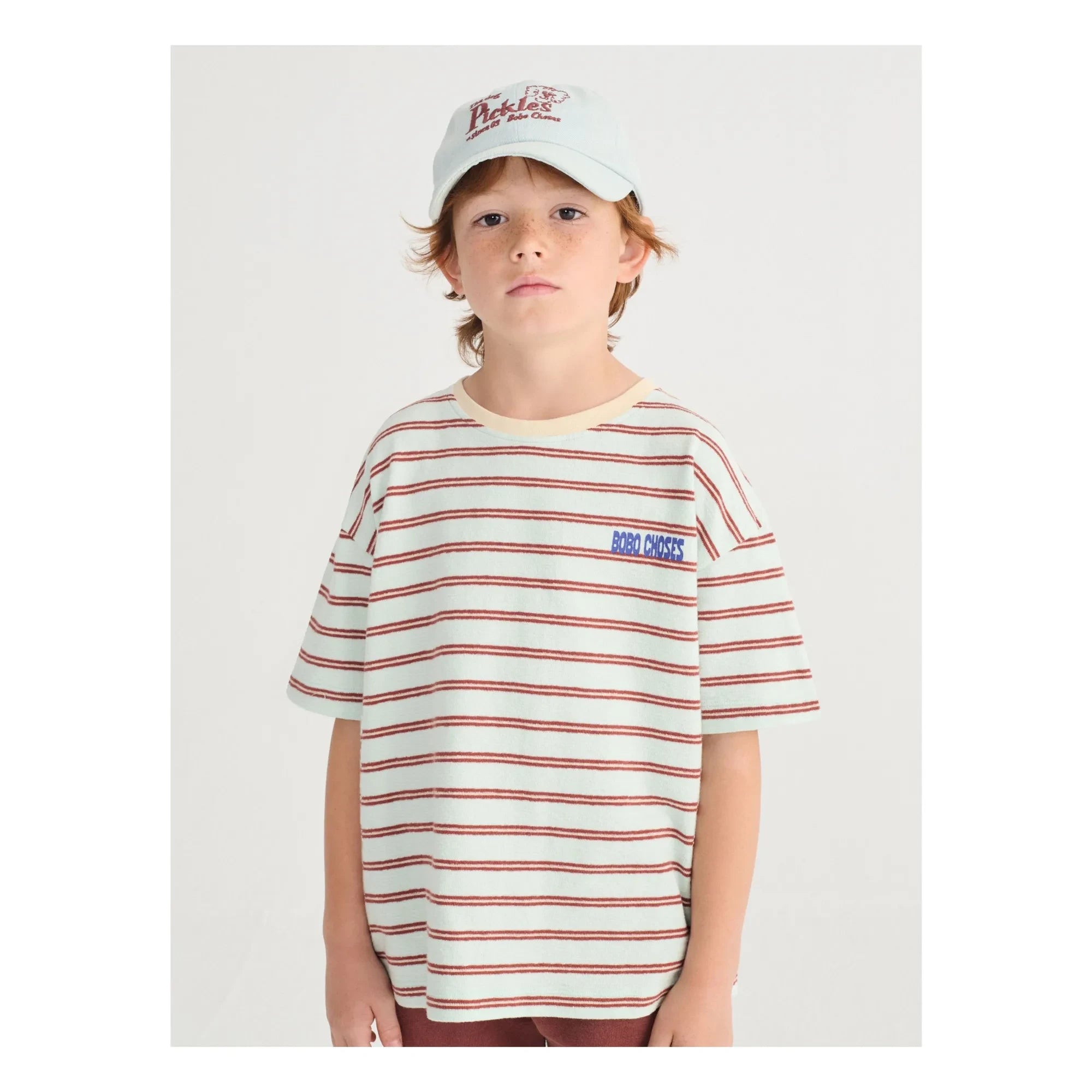 Bobo Choses - Bobo Choses Striped T-Shirt | Light Blue