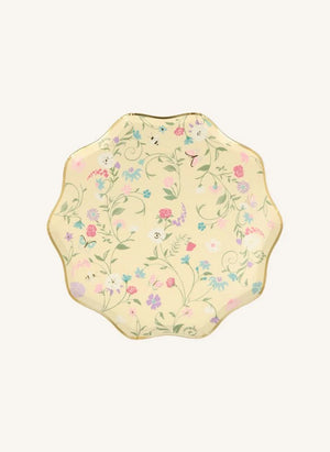 Meri Meri - Ladurée small floral paper plates - set of 8