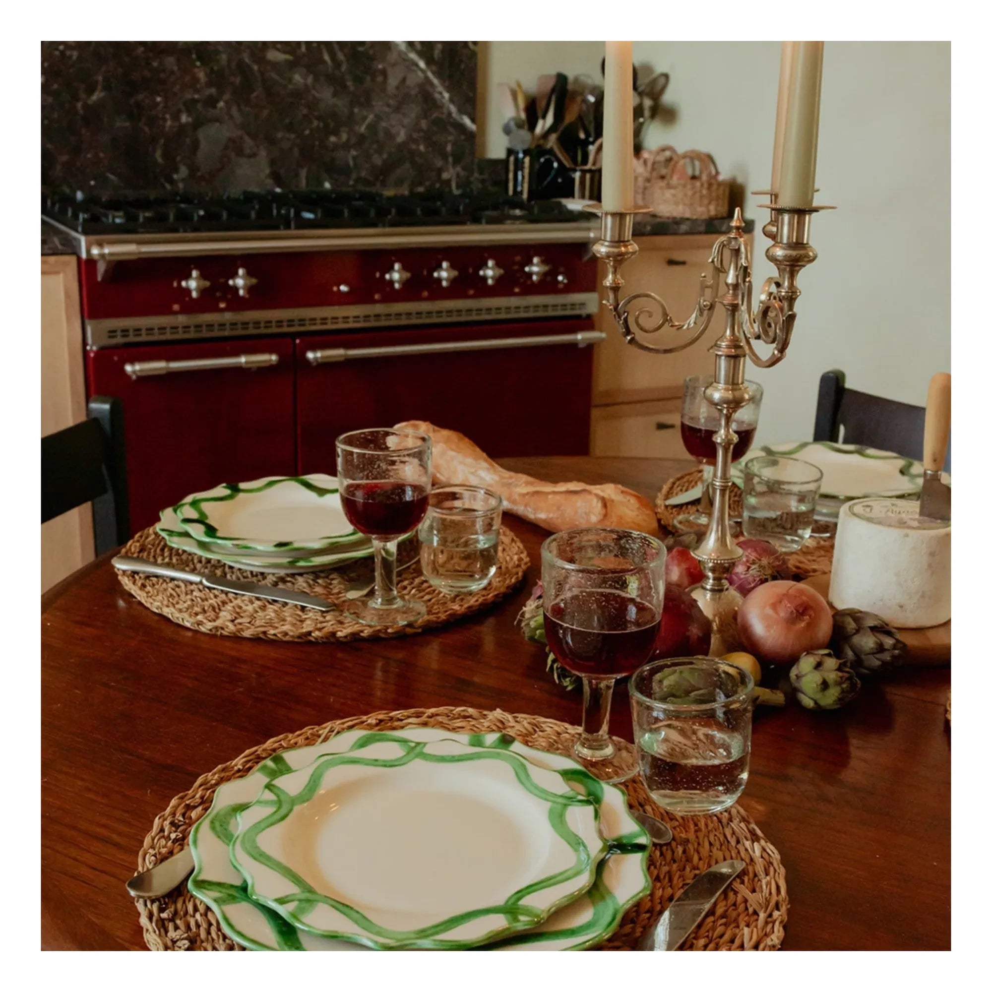 Denise - Olaf Plate | Green