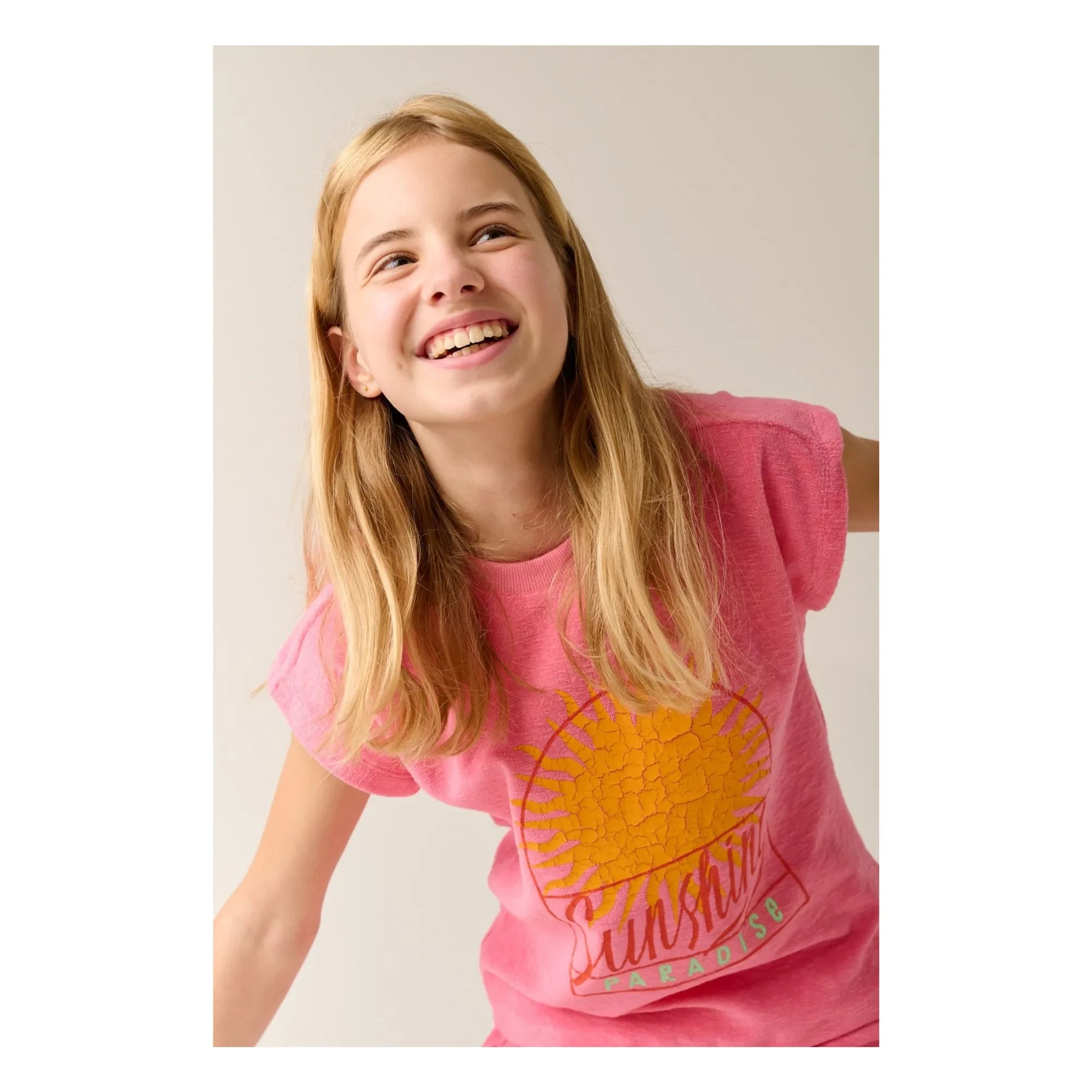 Tumble N'Dry - Anapolis Organic Cotton Towel T-Shirt | Pink