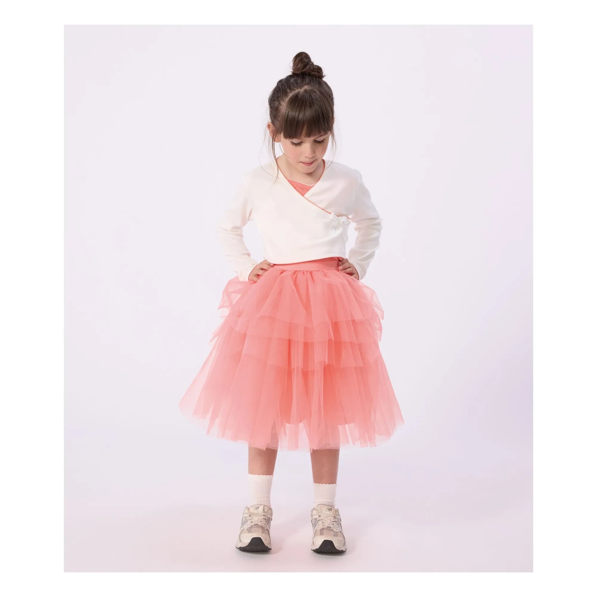 Petit Bateau - Tulle Skirt | Coral