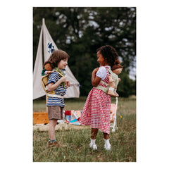 Olli Ella - Quilted Toy Carrying Bag | Sage