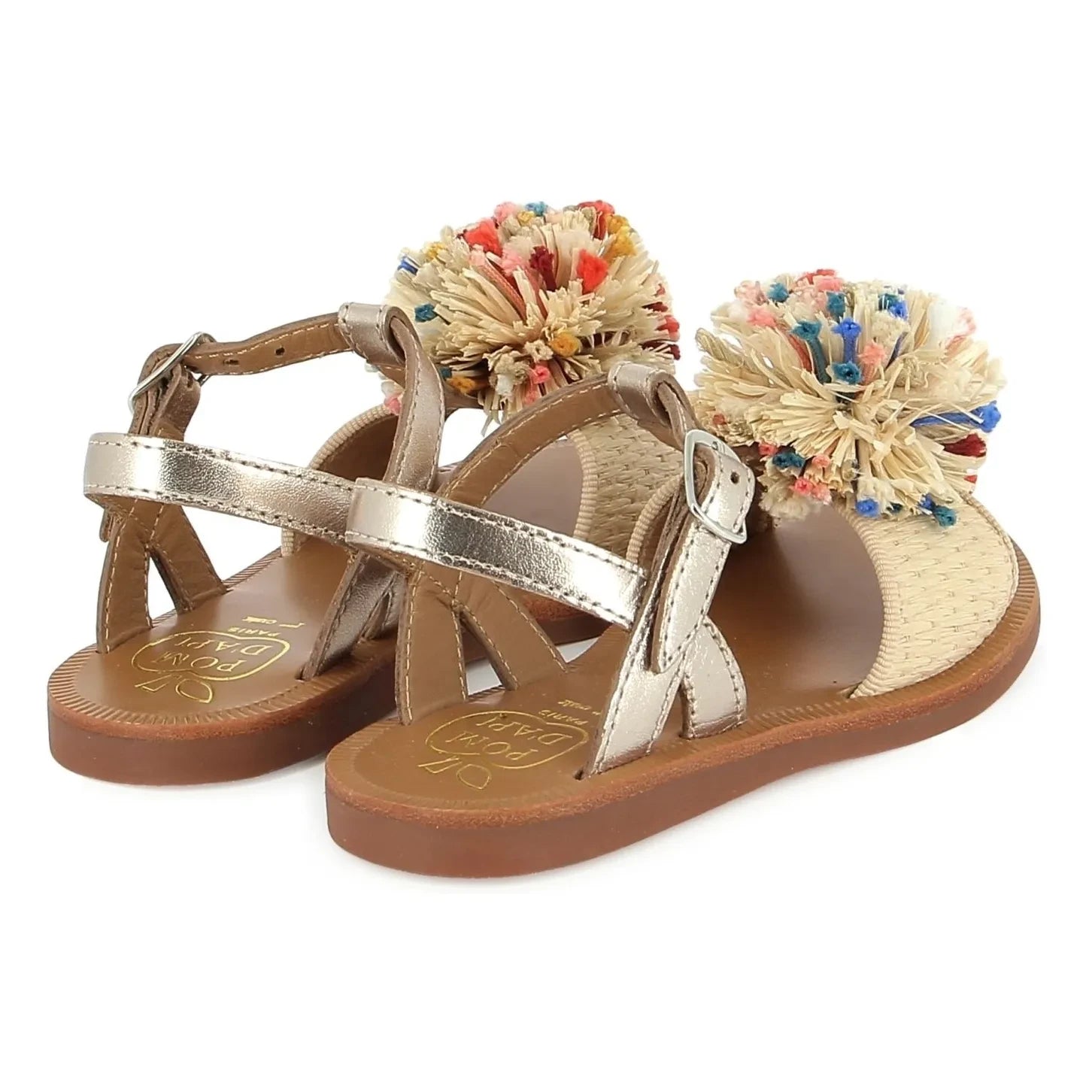 Pom d'Api - Sandaletler Ponpon | Beige