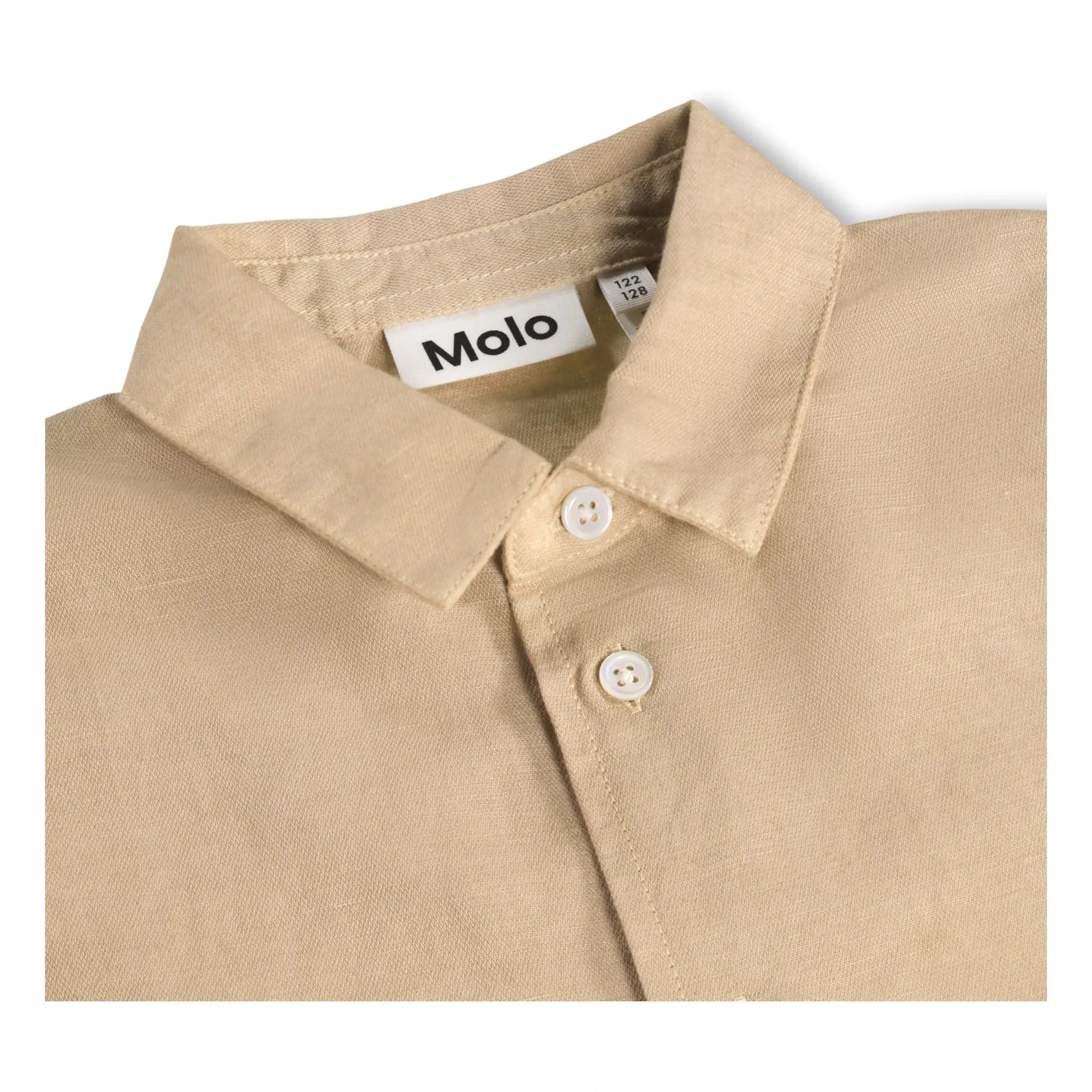 Molo - Richie Gradient Keten Gömlek | Bej