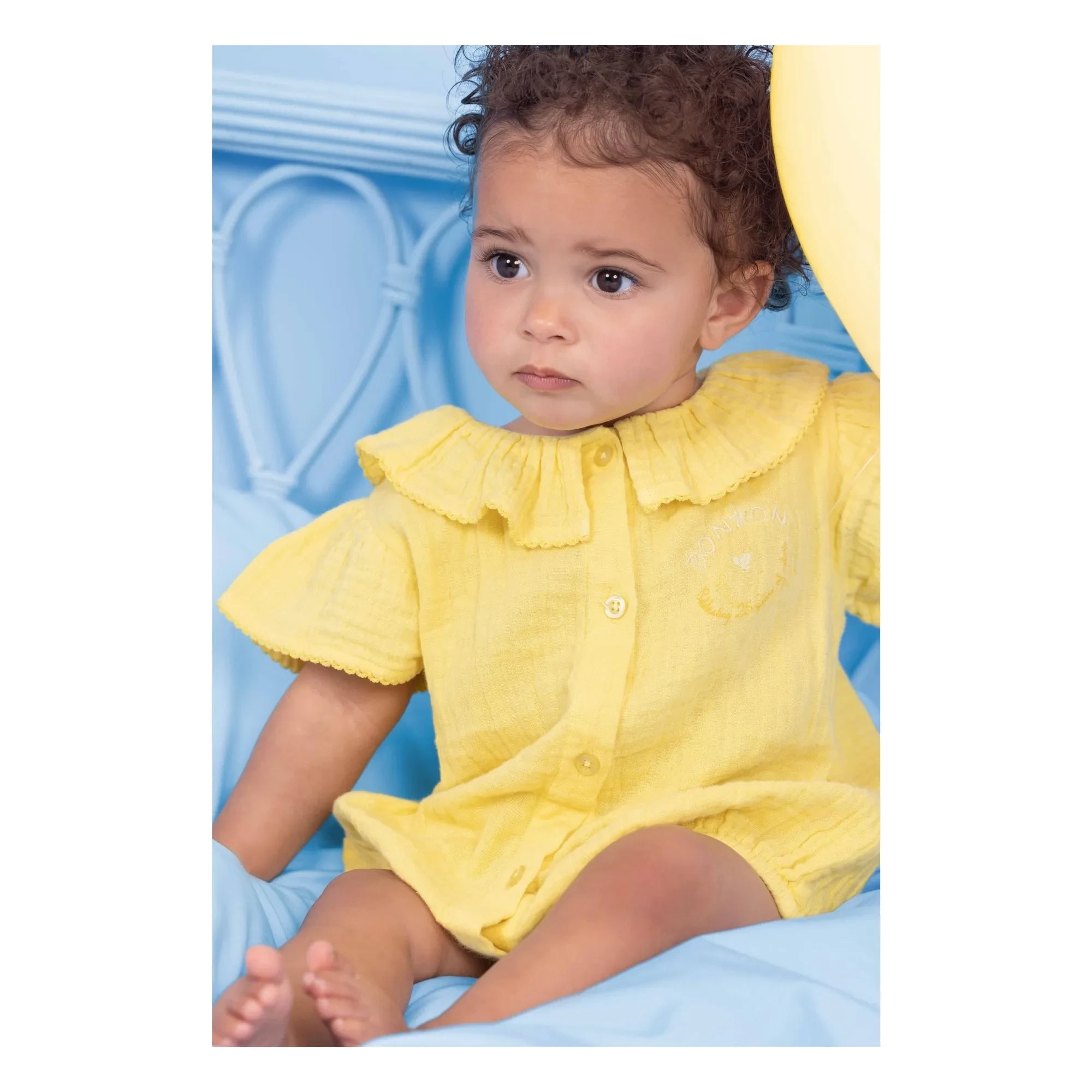 Bonton - Norma Claudine Collar Jumpsuit | Yellow