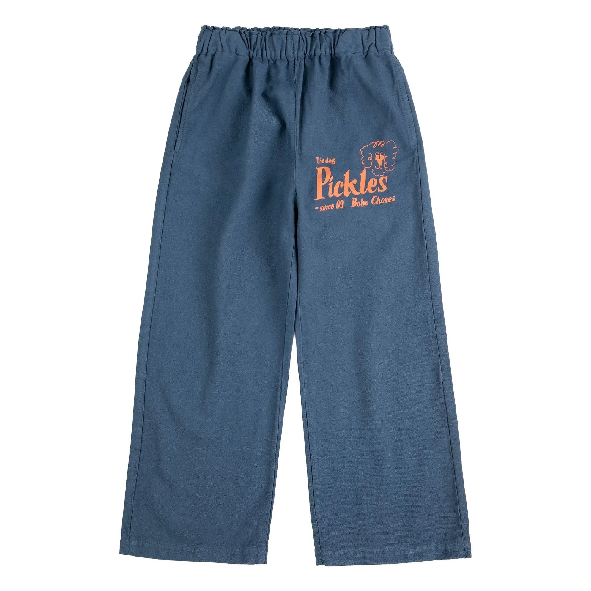 Bobo Choses - The Dog Pickles Organic Cotton Pants | Navy Blue