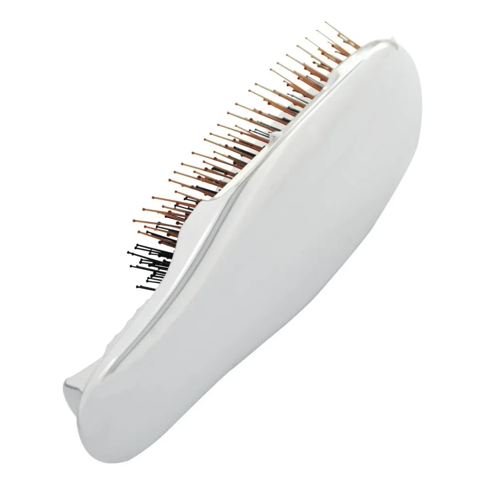S.Heart.S - Mini Scalp+ Kalın Saçlar İçin Saç Fırçası | Gümüş