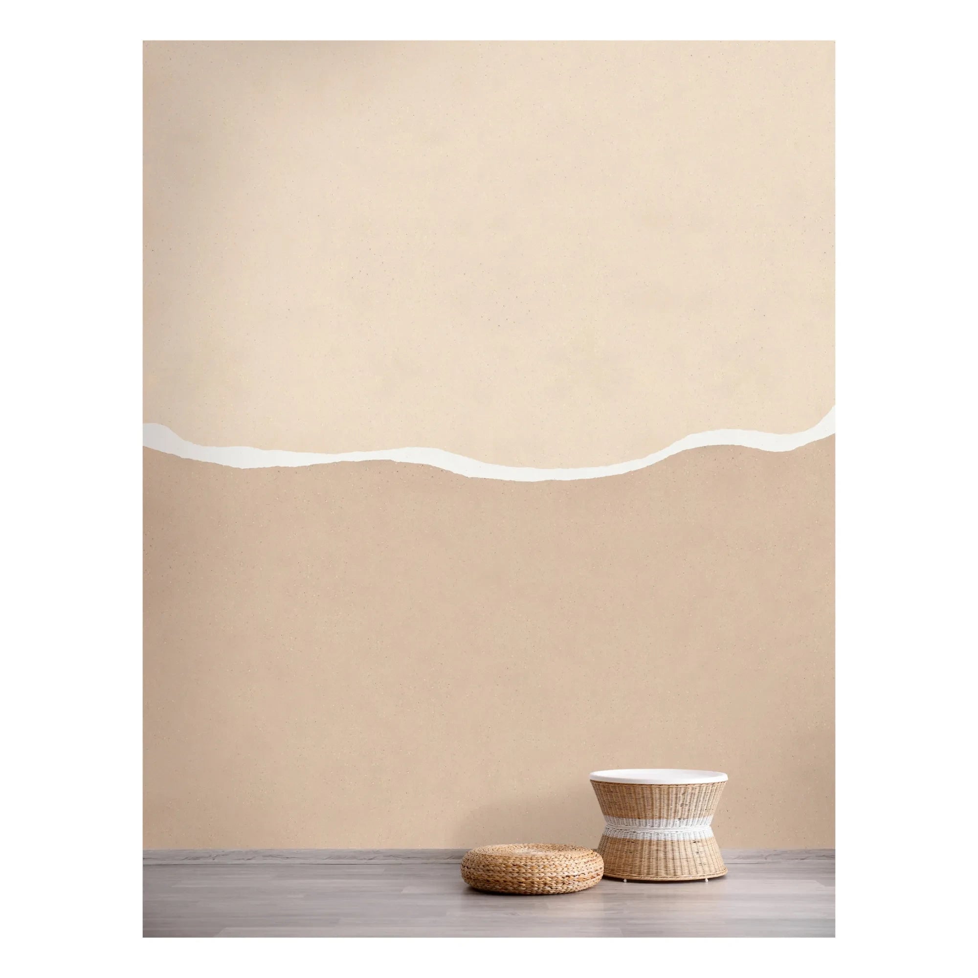 Edito - Duo Wall Paper - 2 Sheets | Beige