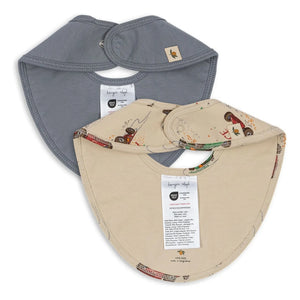 Konges Sløjd - Grand Prix Bandana Bibs - Set of 2 | Blue