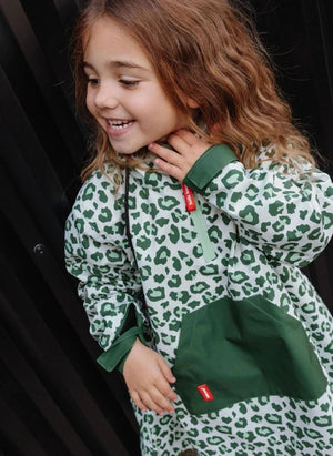 Hello Hossy - Leopard Raincoat | Green