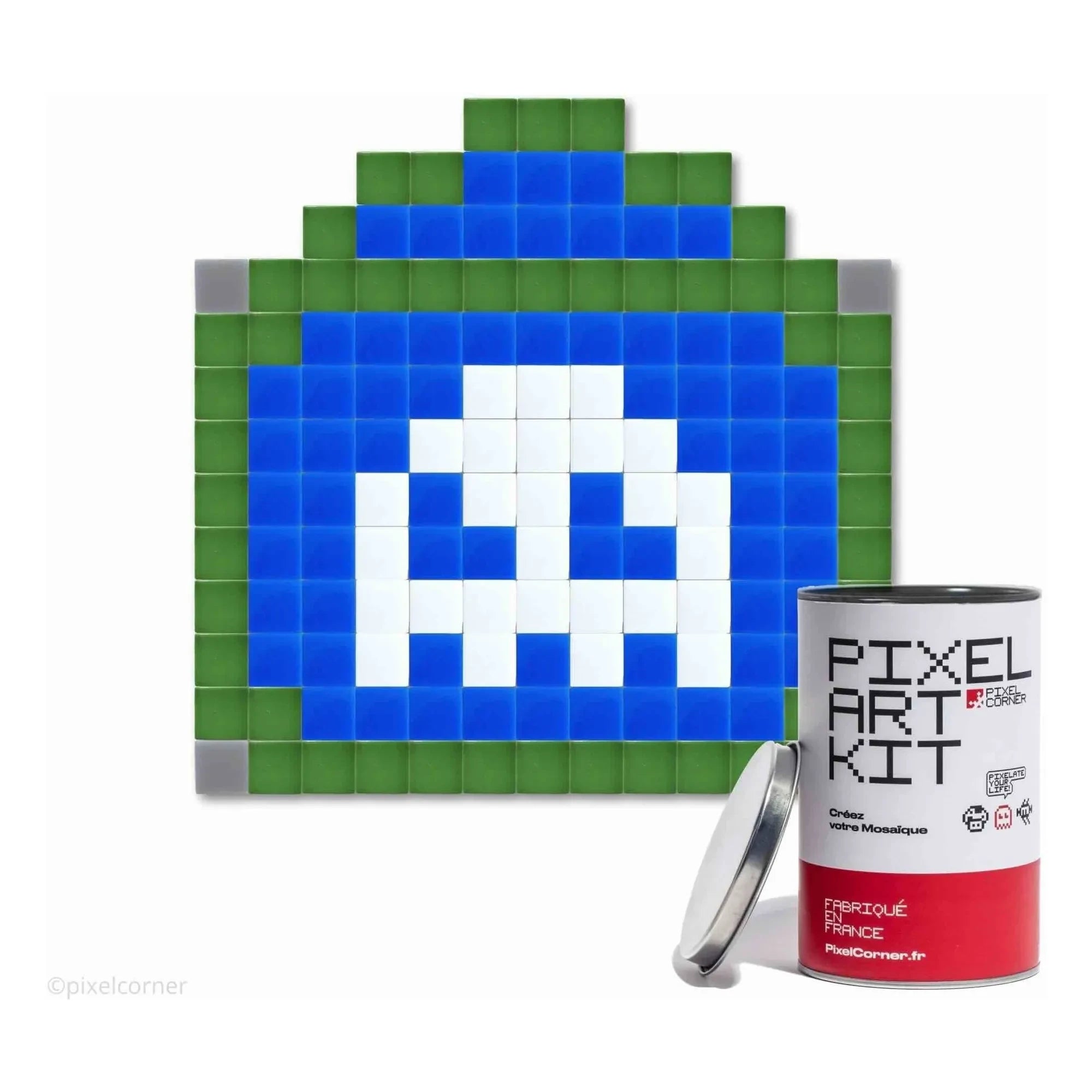 Pixel Corner - Pixel Art Kiti - Paris Sokağı | Mavi