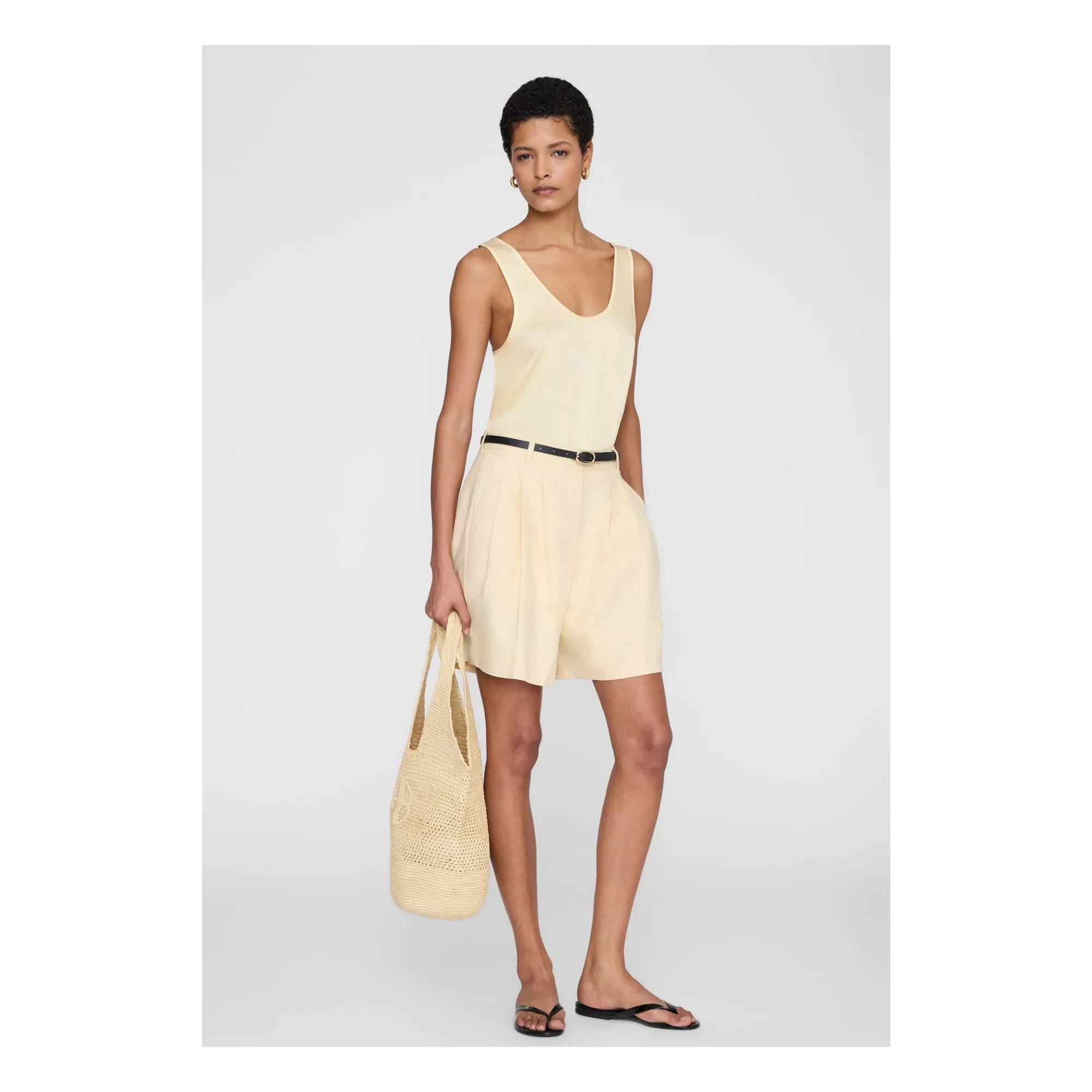 Anine Bing - Top Lea | Pale Yellow