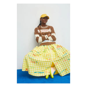 Dr Bloom - Jaleo Checkered Skirt | Yellow