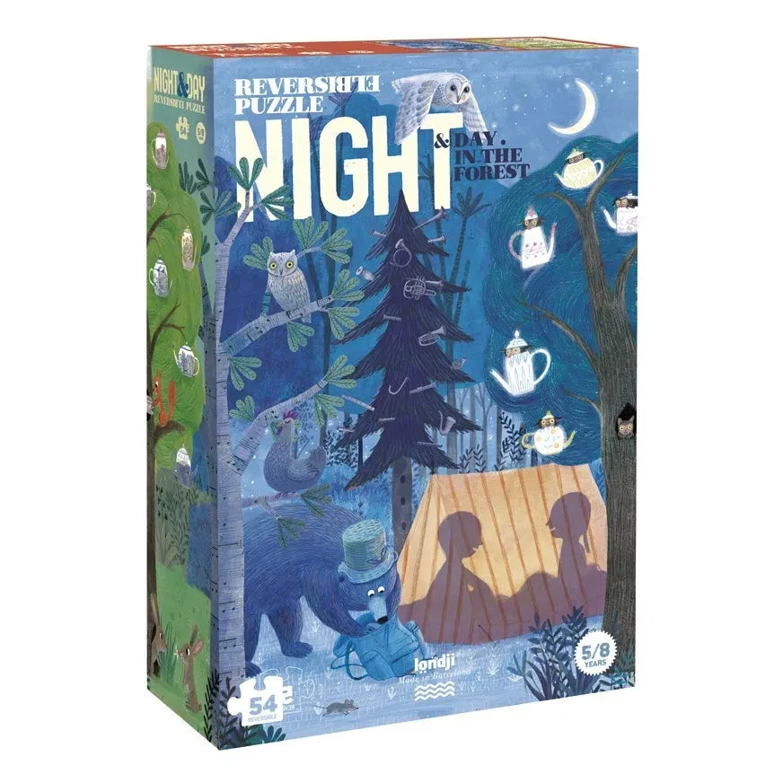 Londji - Forest Night and Day Double-Sided Puzzle