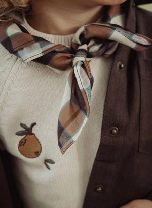 Fliink - Plaid Scarf | Brown