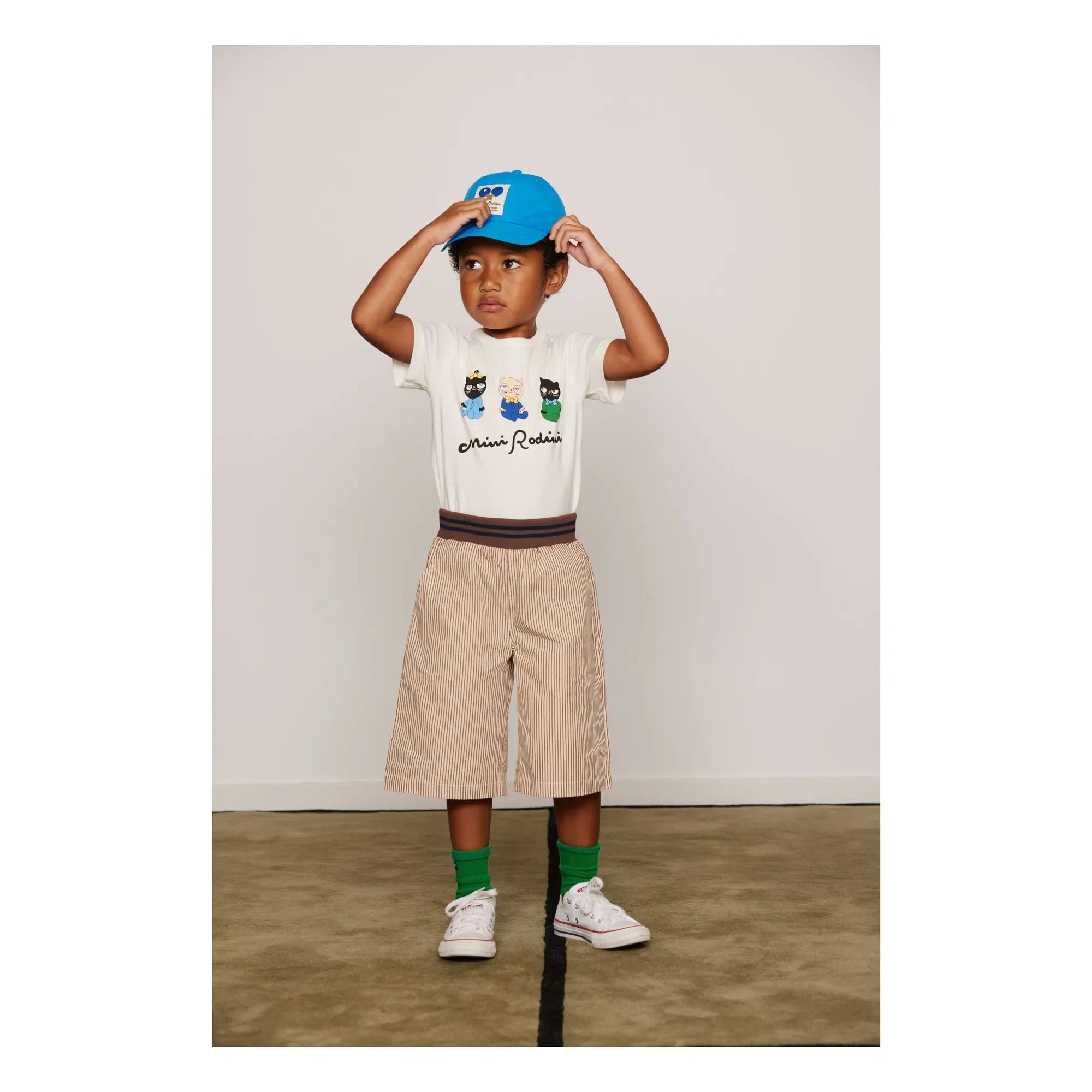 Mini Rodini - Animal T-Shirt Made of Organic Cotton | White