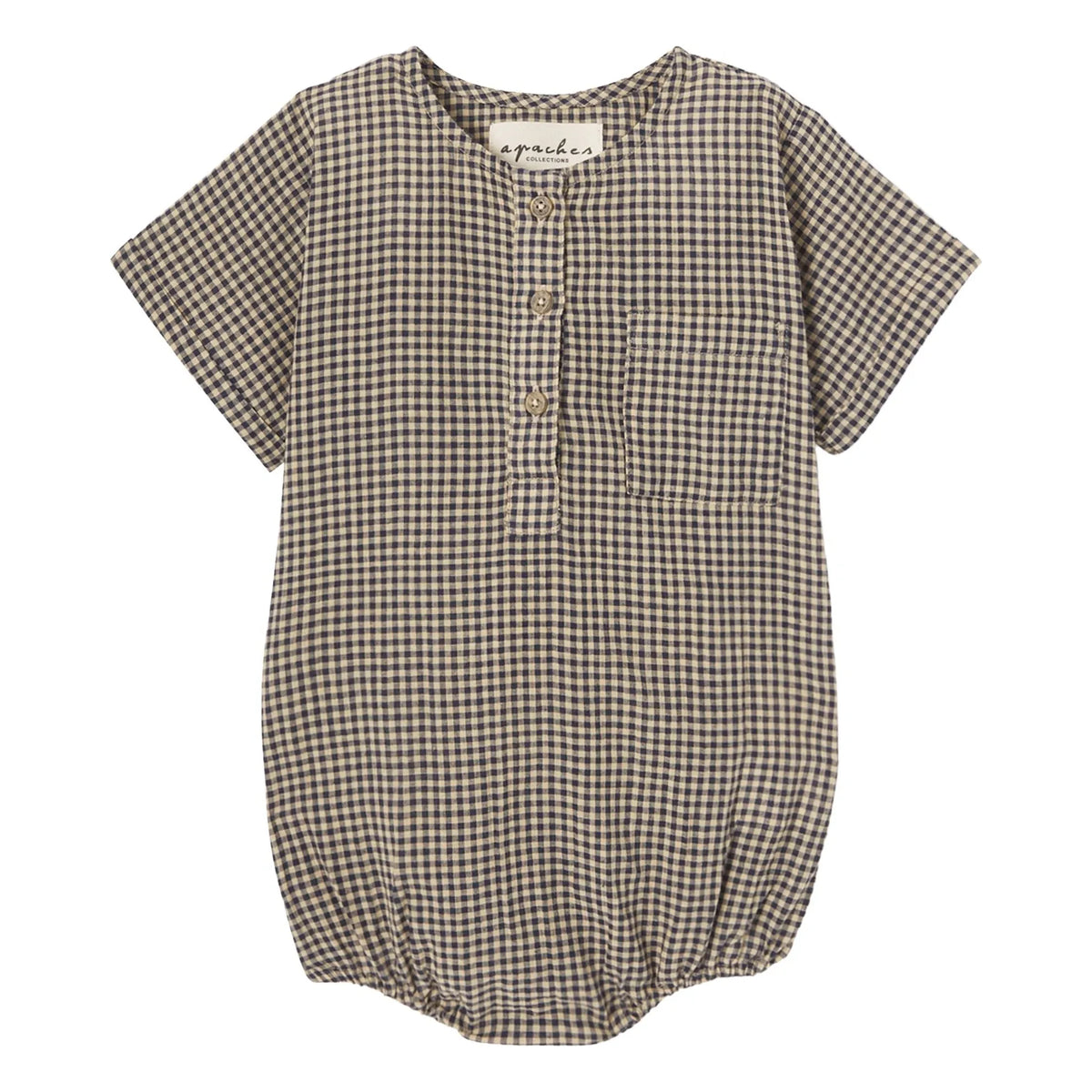 Apaches - Manik Carreaux Jumpsuit | Black