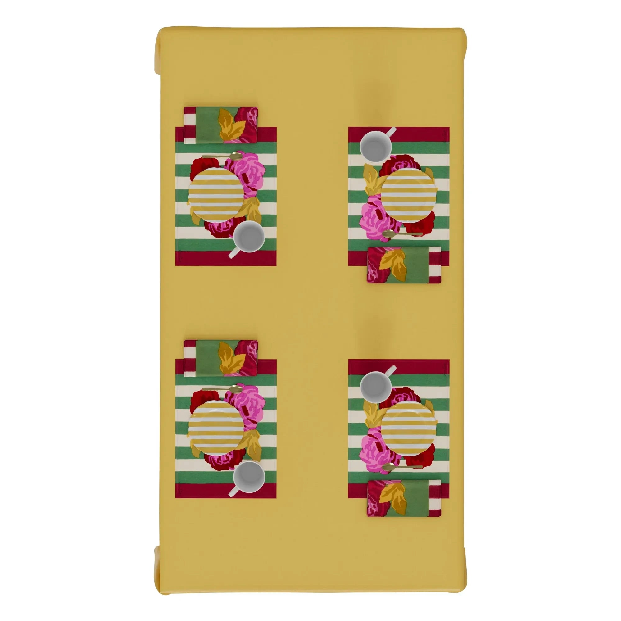 Lisa Corti - Nizam Striped Napkin | Green