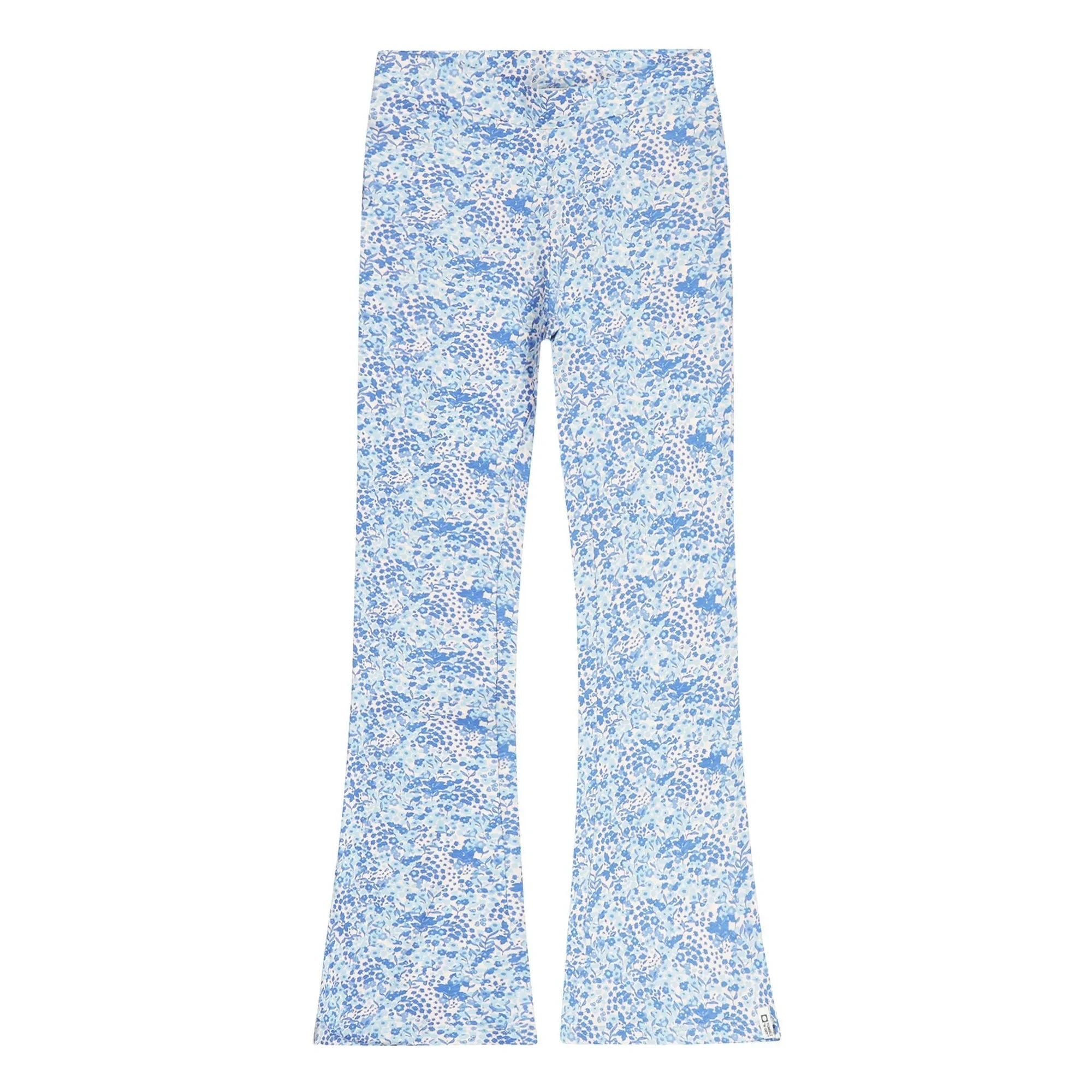 Tumble N'Dry - Floral Spring Capri Leggings | Light Blue