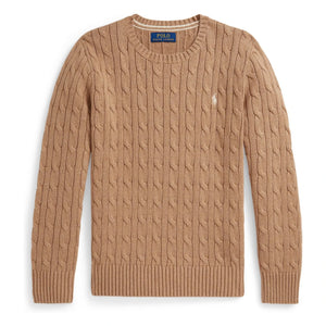 Ralph Lauren - Logo Cable Knit Sweater | Beige