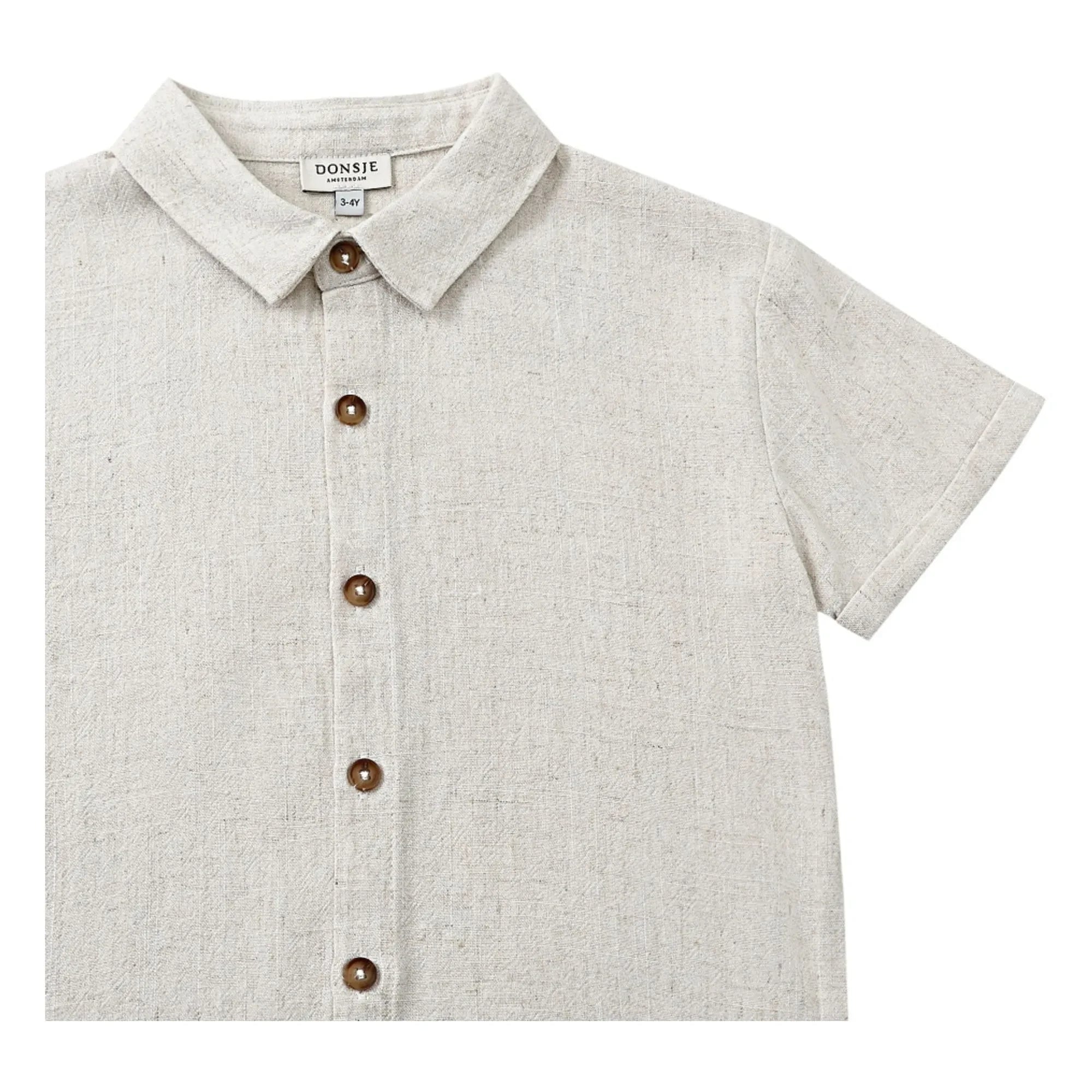 Donsje - Brammie Linen Shirt | Heather White