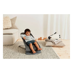 BabyBjörn - Padded Cotton Bliss Lounger | Charcoal Gray