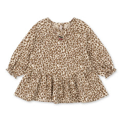 Konges Sløjd - Coco Leopard Organic Cotton Blouse | Brown