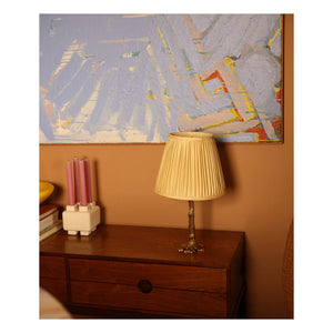 Doing Goods - Kiara Silk Lampshade | Pale Yellow