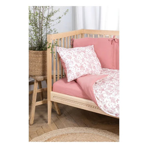 Tartine et Chocolat - Toile de Jouy Duvet Cover Set | Peach