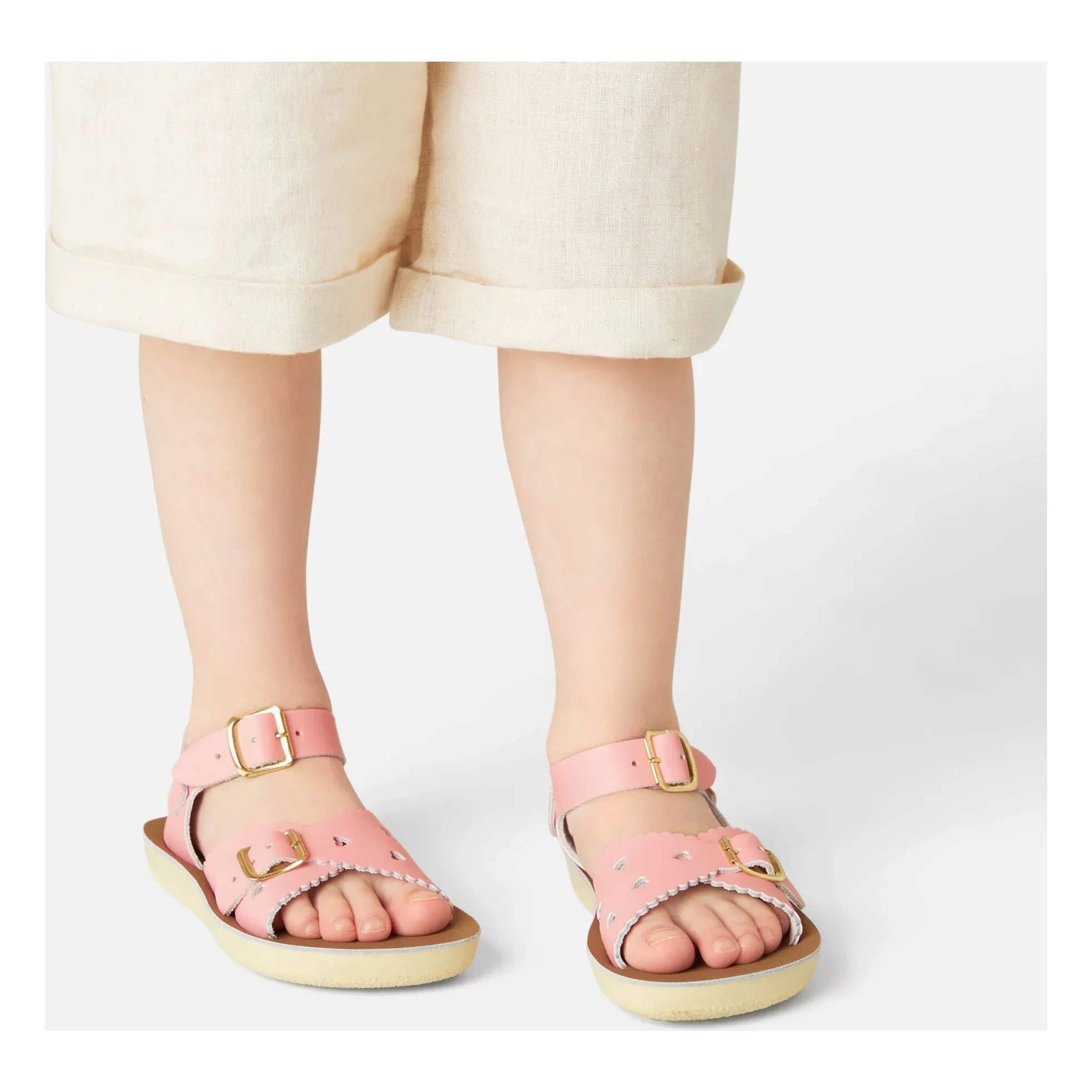Salt-Water - Sweetheart Waterproof Leather Sandals | Light Pink