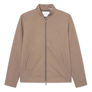 Les Deux - Como Textured Bomber Jacket | Brown
