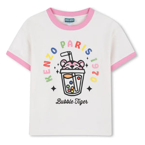 Kenzo - Happy Sweet Bubble Tiger T-shirt | White