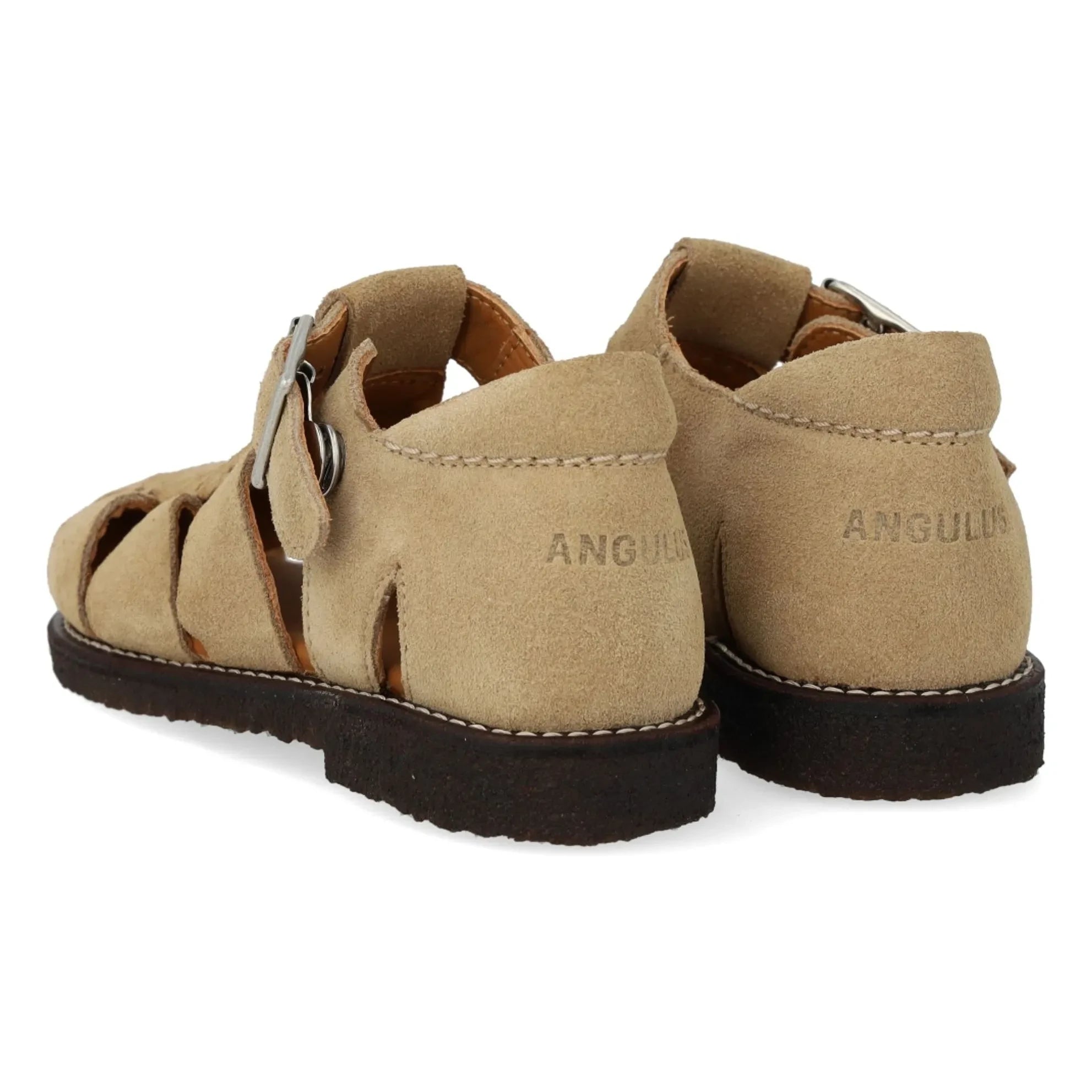 Angulus - Pêcheur Suede Sandals | Beige