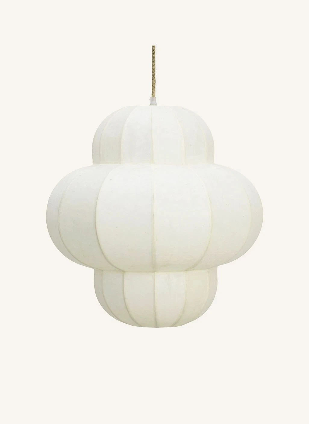 Madam Stoltz - Paper Lantern Pendant Lamp | Broken White