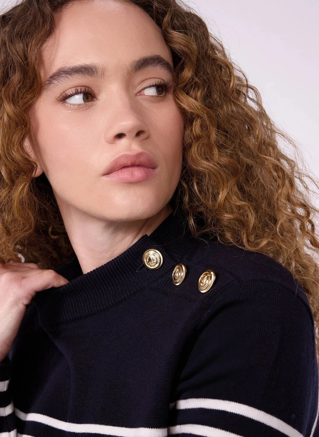 Petit Bateau - Striped Wool Sweater | Navy