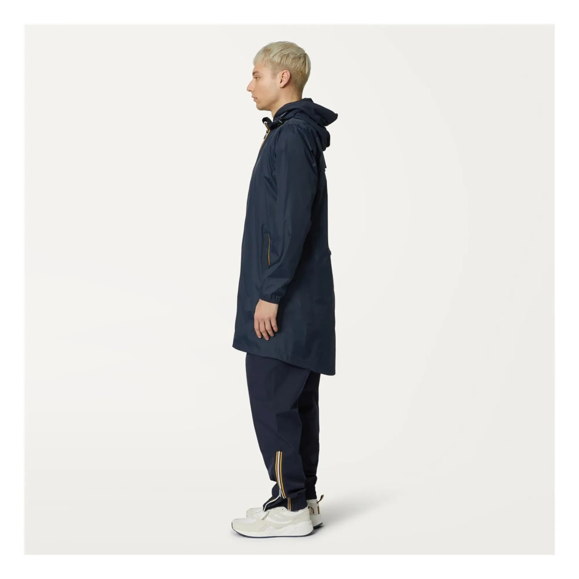 K-way - Le Vrai 3.0 Eiffel Waterproof Windbreaker - Women's Collection | Navy Blue