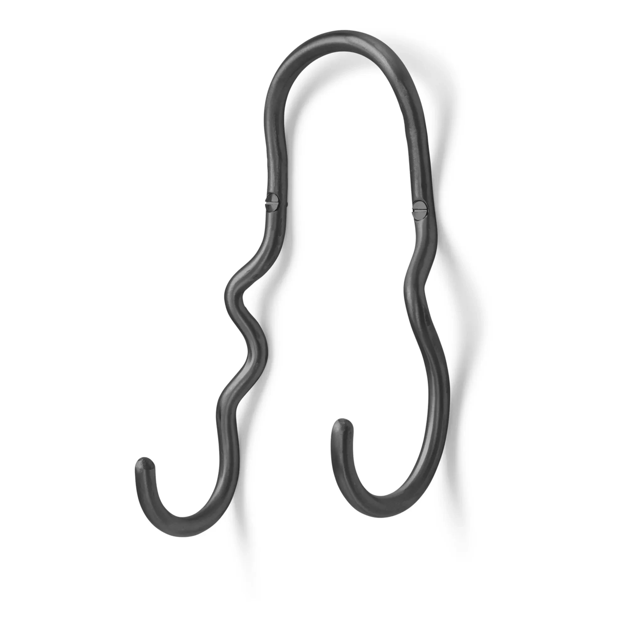 Ferm Living - Double Curved Hook | Black