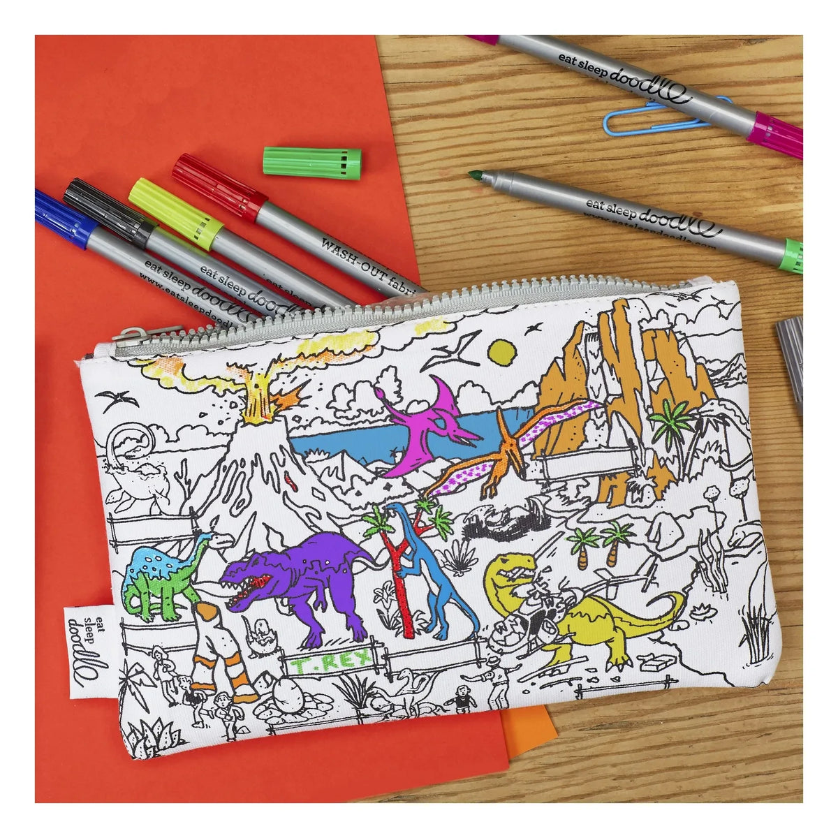 EatSleepDoodle - Dino Coloring Set