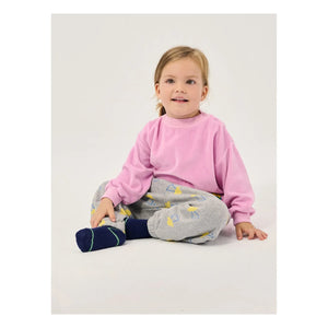 Bobo Choses - Jogger saucers Organic Cotton Baby | Speckled Grey